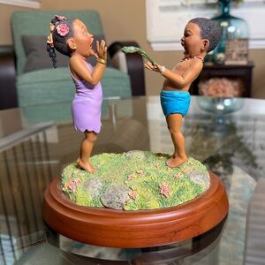 Limited Edition Thomas Blackshear‎ Ebony Visions "Surprise" Item 37087 Figurine